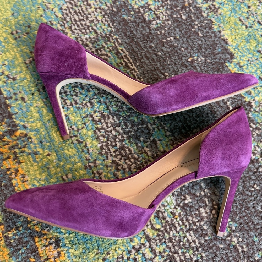 Purple Essex Lane size 9.5 pumps - Picture 2 of 6